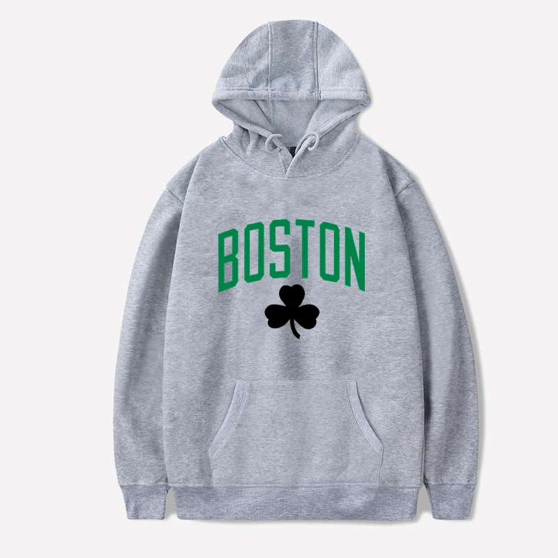 Новинка модная баскетбольная Толстовка Boston толстовка Lover Clover для мужчин/wo мужчин