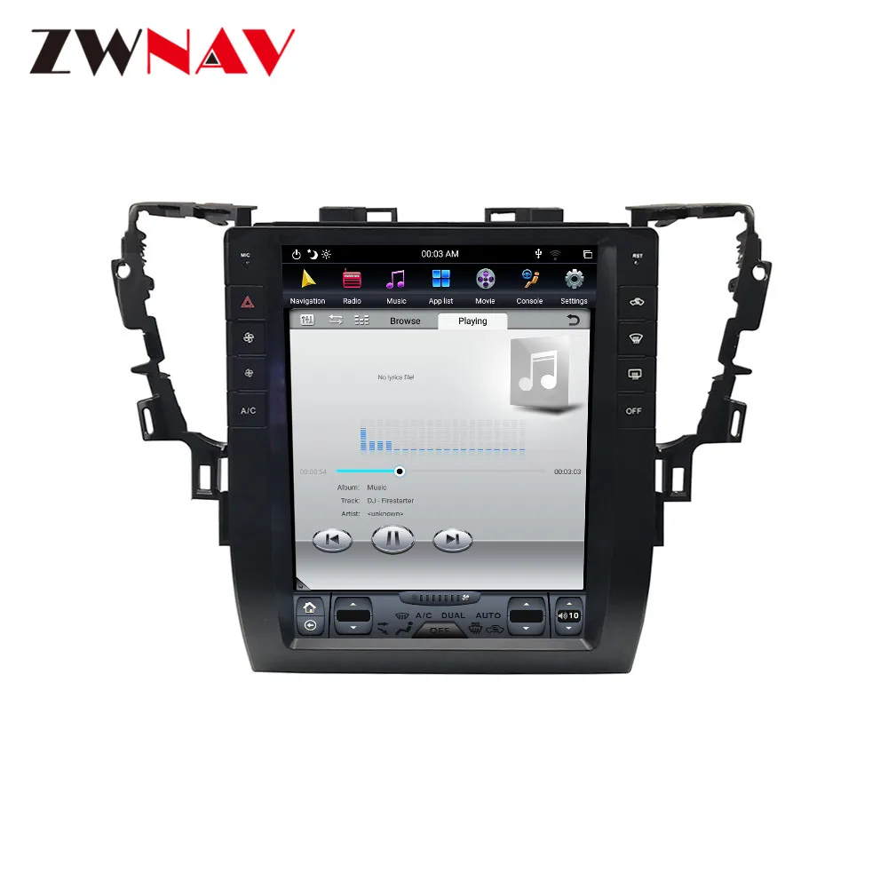 Sale Android 9.0 Car GPS Navigation For Toyota Alphard 2015-19 head unit multimedia autoradio tape recorder no DVD player Tesla style 12
