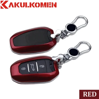 

ABS Auto smart key shell keyfob case For Citroen C3-XR C4L DS5 DS5L DS4 C6 C4 C-QUATRE for Peugeot 508 301 2008 3008 408