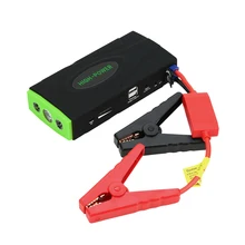 GKFLY Портативный 12000 мАч стартер с кабелями 12V 600A автомобиль скачок стартер бензинового дизельное пусковое устройство автомобиля Батарея стартер кабели