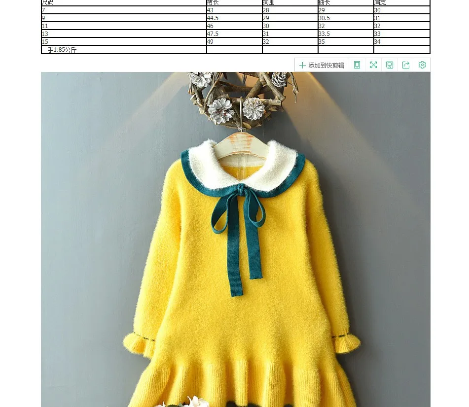 Verkleedkleding kinderen/зимнее платье для девочек г.; детская одежда; платье с длинными рукавами для девочек 3 лет