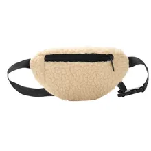 Детская модная трендовая однотонная шерстяная нагрудная сумка с милым рисунком, поясные сумки с карманами для женщин, дизайнерская поясная сумка с модным ремнем