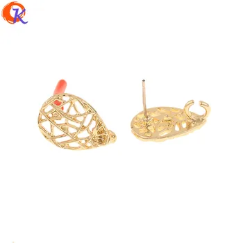 

Cordial Design 100Pcs 12*18MM Jewelry Accessories/Earring Findings/Drop Shape/DIY Making/Hand Made/Soft Pin/Earrings Stud