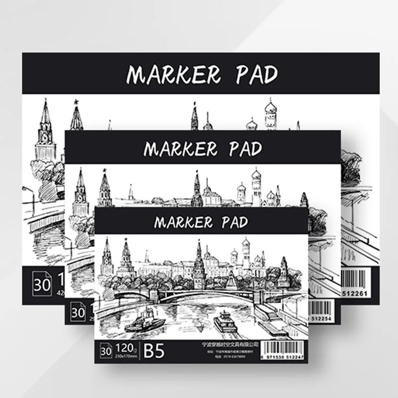 

Art Marker Dedicated Marker Pad B5 A3 A4 Drawing Marker Pen Book Marker Paper
