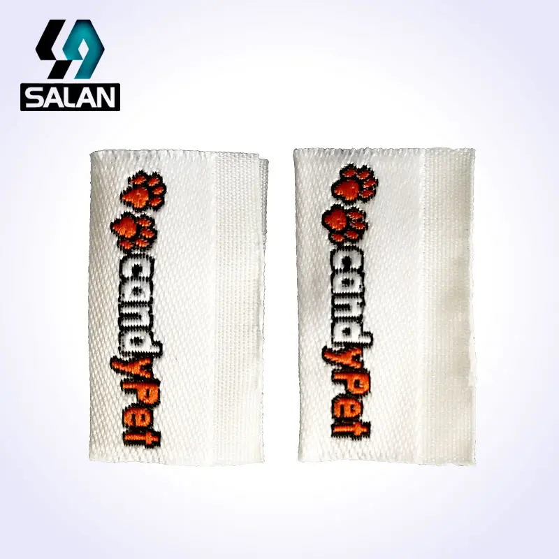 Индивидуальные лэйбл бренд бирки для одежды customdamask тканые ярлыки для одежды ткань шитья emboridered бирки