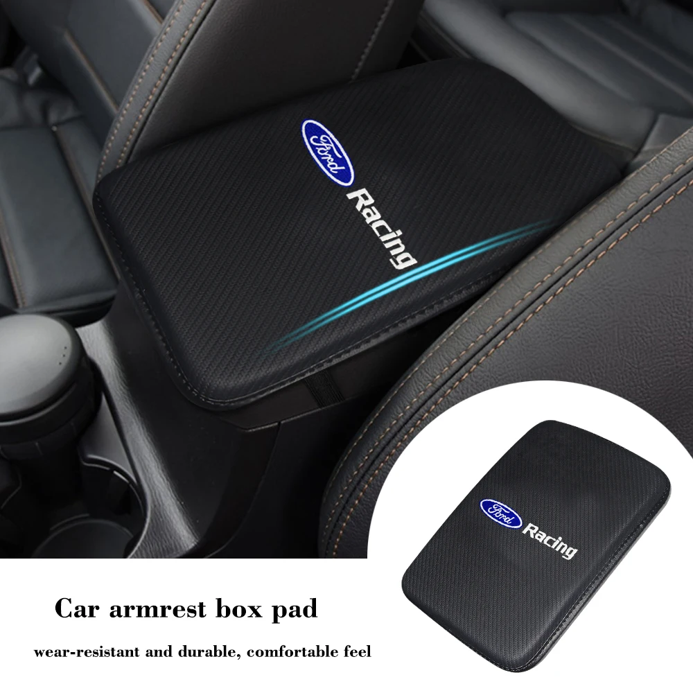 

Car Armrest Box Cushion Centre Armrest Mat Interior Protector Pad For Ford Focus 1 2 3 Kuga Fusion Mondeo Fiesta Transit Mustang