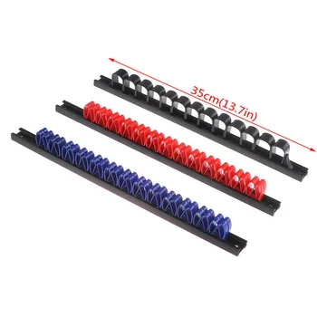 

Wrench Screwdriver Organizer Tool Rail Rack Holder Heavy-Duty Non-Slip Save Space Advanced Thermoplastic Rubber Essential Tool