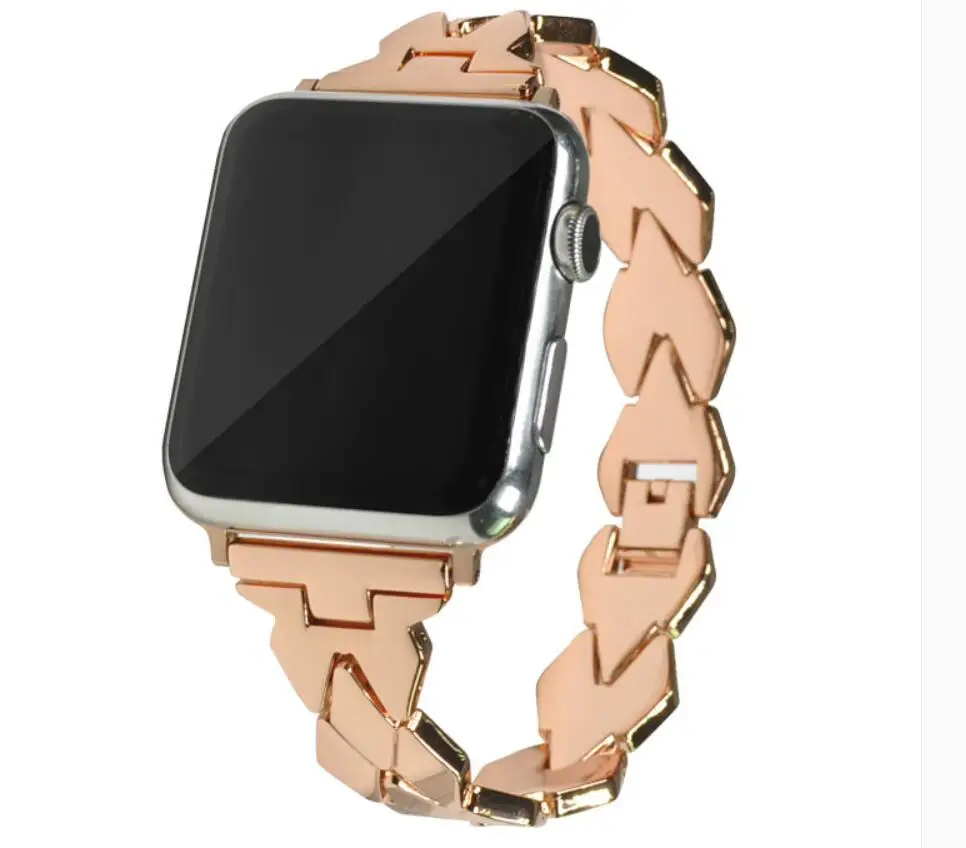Металлический ремешок для Apple Watch band SE 38 42 40 44 41 45 мм из нержавеющей стали | Наручные