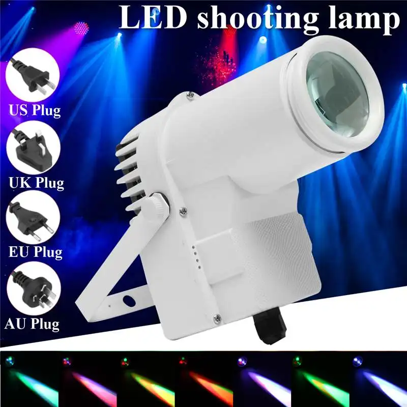 

30W RGBW LED Stage Lighting Pinspot Beam Spotlight Professional DJ DISCO Party KTV Backlight Stage Light 360-degree lighting