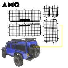 RC modelo de coche partes TRX 4 T4 de ventana de Metal de malla de red de protección 1/10 orugas coches TRAXXAS 1/10 TRX-4 TRX4 actualización Refit Accesorios