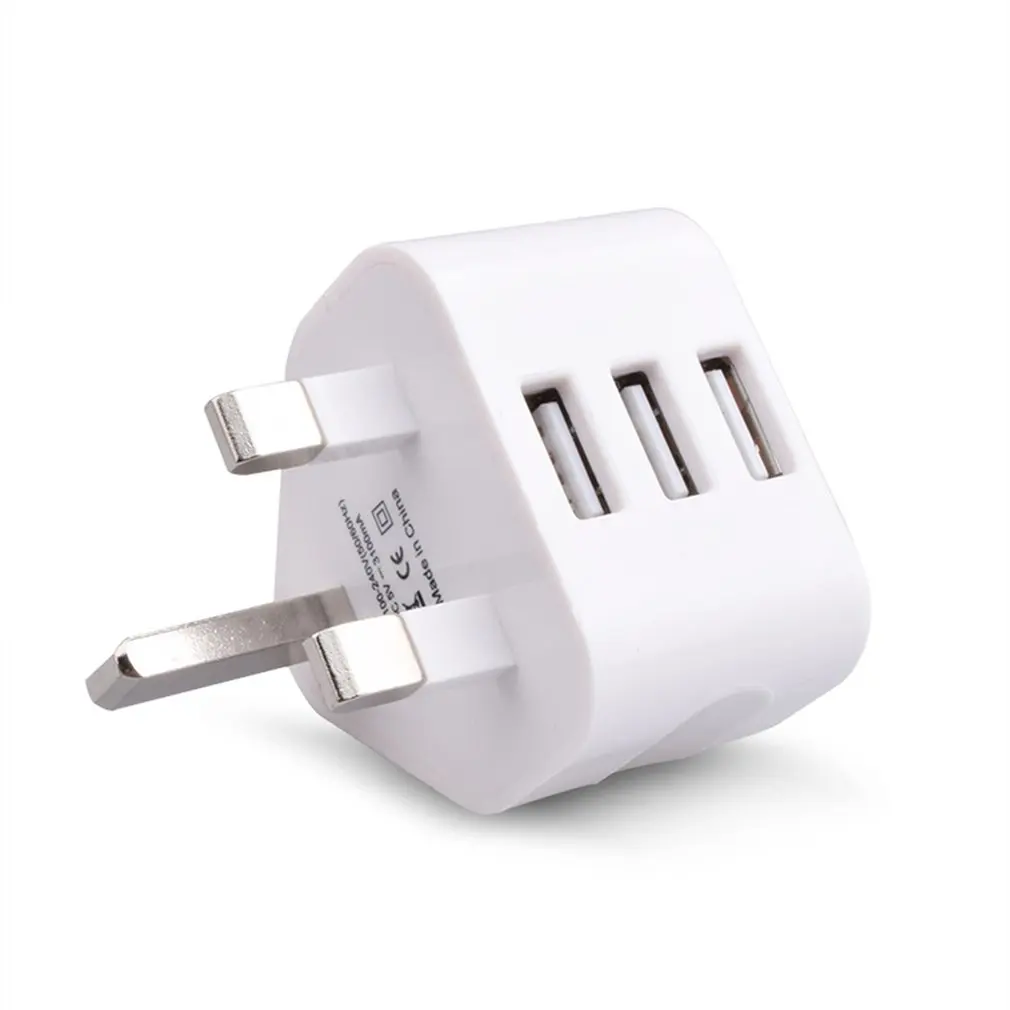 Универсальный 1/2/3-Порты и разъёмы usb вилка стандарта Великобритании 3 настенное устройство адаптер с 1/2/3 Порты usb путешествия Зарядное устройство для зарядки телефона X samsung S9