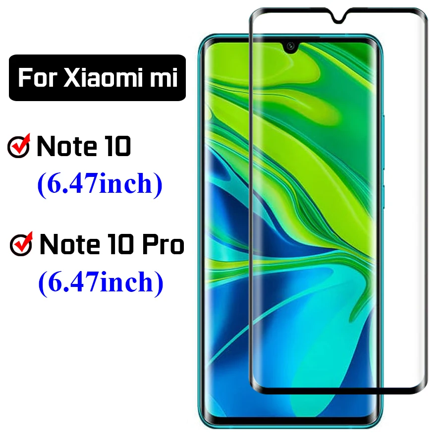 Защитное стекло для Xiaomi Mi Note 10Pro закаленное Xiomi 10 Note10Pro|Защитные стёкла и плёнки| |