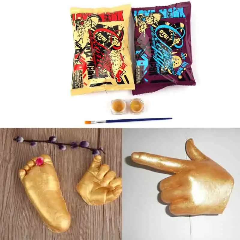 3D Plaster Handprint Footprint Baby Mould Hand/&Foot Casting Prints Kit Cast