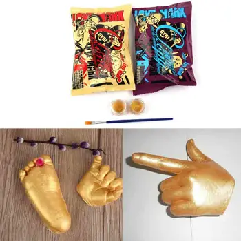 

3D Plaster Handprint Footprint Baby Mould Hand&Foot Casting Prints Kit Cast Gift