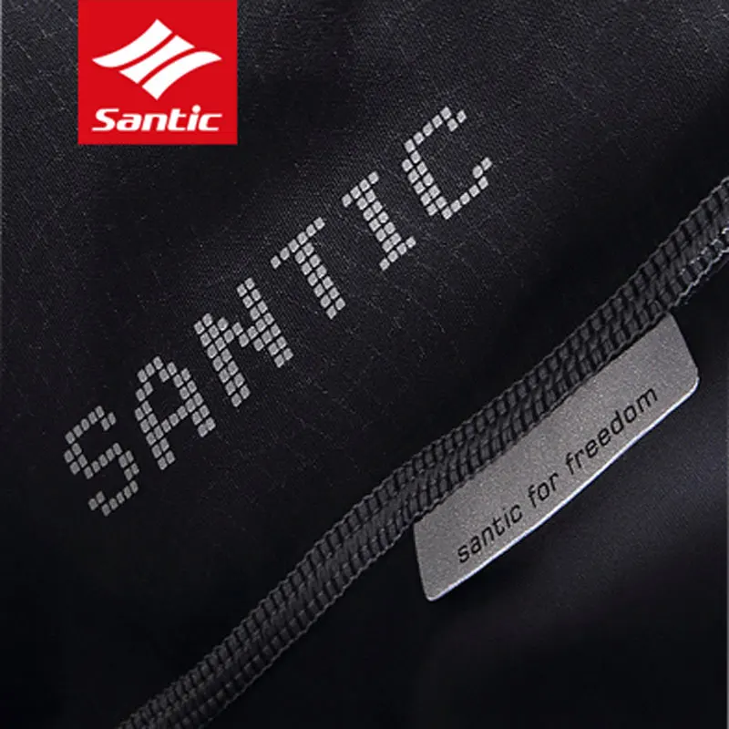 Мужские велосипедные шорты Santic, дышащие, быстросохнущие, 4D, губчатая подкладка, противоударные, не скатываются, спортивные колготки, MTB, для езды на велосипеде, одежда