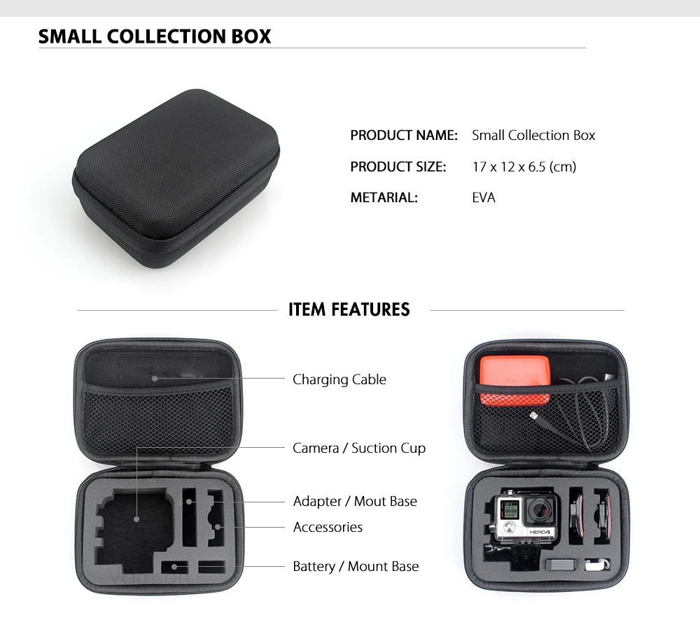 LANBEIKA 40 м подводный водонепроницаемый чехол для GoPro Hero 5 6 7 Black Hero6 Hero7 Black камера Дайвинг Корпус крепление аксессуары наборы