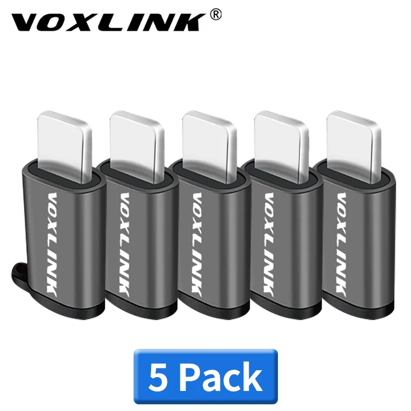 5 шт./упаковка адаптер с Micro USB на Lighting 8pin для Apple|Кабели мобильных телефонов| |