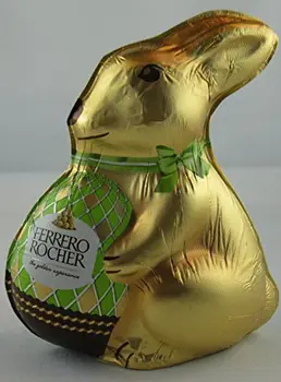 

Ferrero Rocher conejo de Paques AU Chocolate con leche con Eclats de avellanas 100 gr