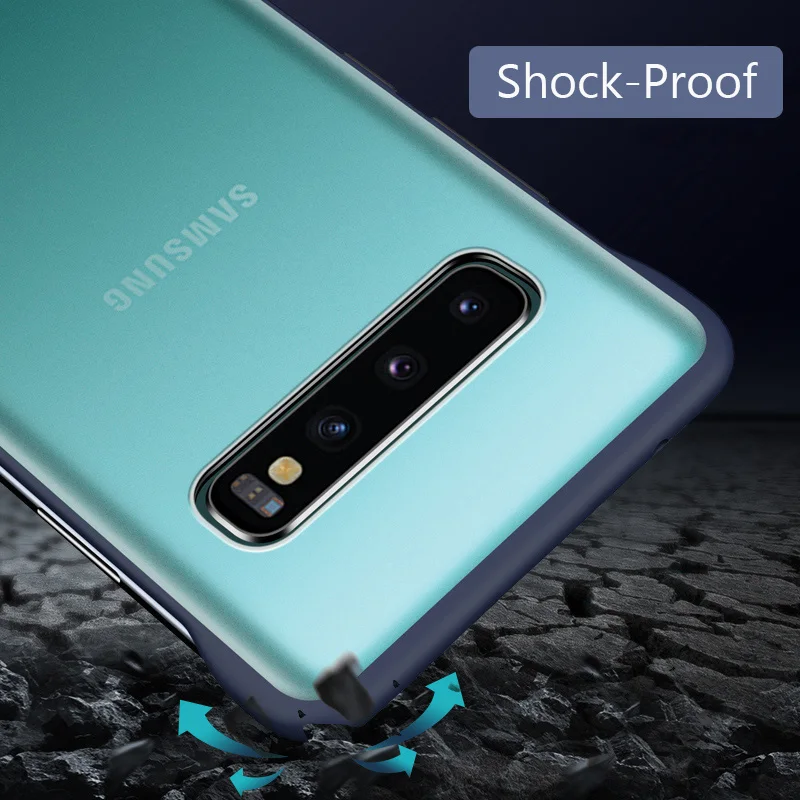 Lainergie чехол для Samsung Galaxy S10 Безрамная матовая жесткая задняя крышка Note 8 9 10 S8 S9 Plus S10E