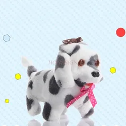 Jouet éducatif en peluche pour filles, 2021, yeux de chien électrique, brille en chantant une chanson pour marcher, poupée douce pour enfants, jouet de bricolage, film et télévision 