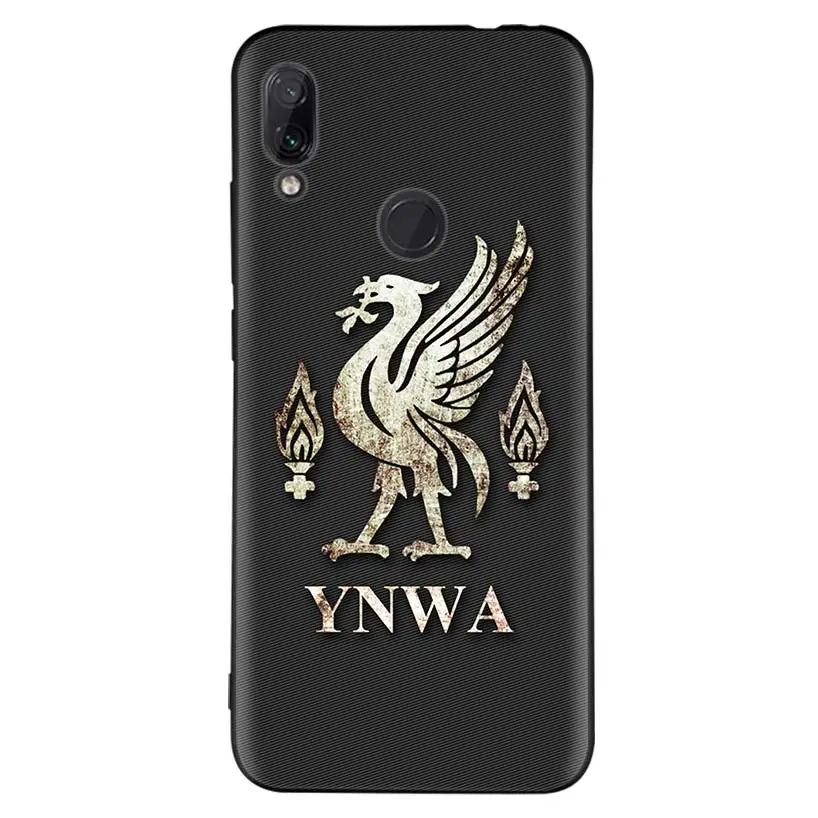 Популярный черный чехол Liverpool Club для Xiao mi Red mi Note 8 7 7S 7A 6 S2 GO K20 Pro+ 6A mi 6X 5X A1 CC 9 8 мягкий чехол для телефона