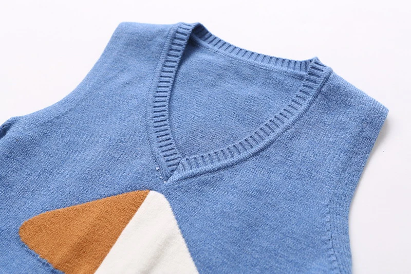 Новинка года; Зимний вязаный детский жилет; жилет для маленьких девочек с милым принтом; Модный вязаный кардиган для маленьких мальчиков и девочек; жилет; детские жилеты