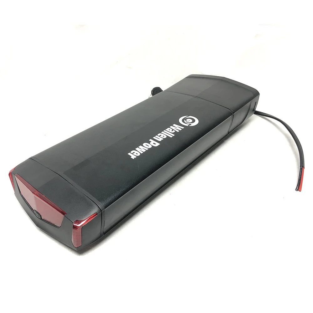 

500W Bicycle Battery 48V 14Ah Rear Rack Battery Rechargeable EBike Li-ion Battery with tail light for bafang battery motor 750w