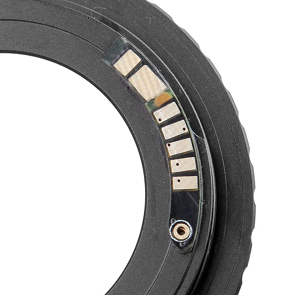 Electronic Chip 10 AF Confirm M42 Mount Lens Adapter for Canon EOS 7DII 6DII 200D 1300D 700D 800D 77D 80D 5Ds R 5DIII 5DIV 1DXII