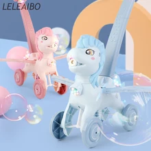 Machine à bulles magique en plastique pour enfants, jouet d'extérieur automatique pour l'été 