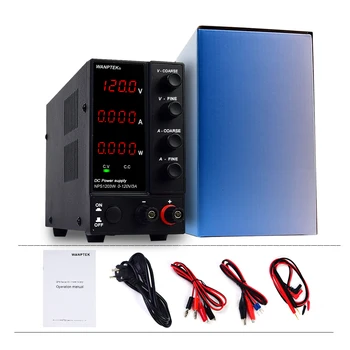 

NPS1203W three window four digit display power supply 120V3A variable DC power supply 0.01V 0.001A plating power supply