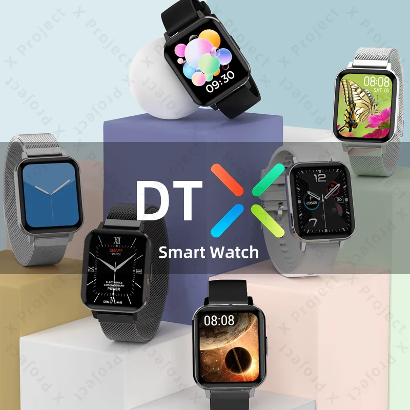 DTX ECG Smart Watch 2020 1.78 Inch 420*485 Waterproof Smartwatch Men Women Fitness bracelet Watches pk iwo dt36 w34 w26 w46 x6