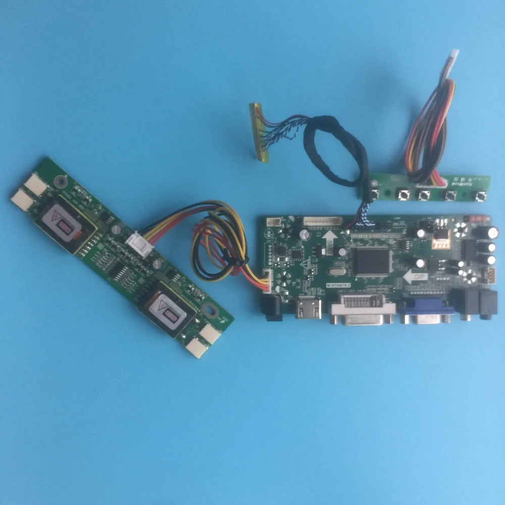 Комплект для M216H1-L06 1920X1080 плата контроллера 30pin DVI VGA LVDS 4 лампы Драйвер HDMI DIY M. NT68676 21," экран монитора