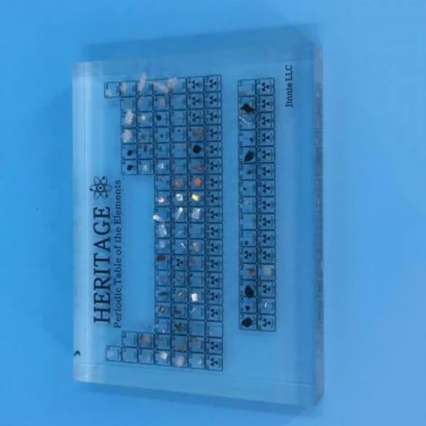 

Acrylic Periodic Table Display with Elements Student Teacher Gifts Crafts Decor BJStore