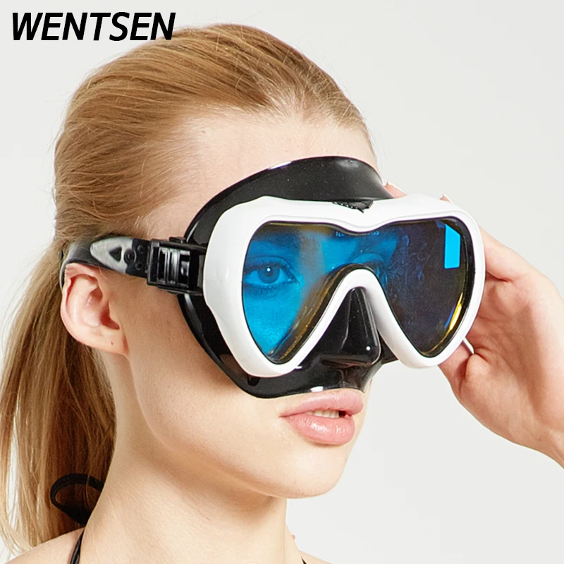 New Professional underwater diving mask goggles women man equipment glasses scuba full face kits for snorkeling and deepscuba | Спорт и