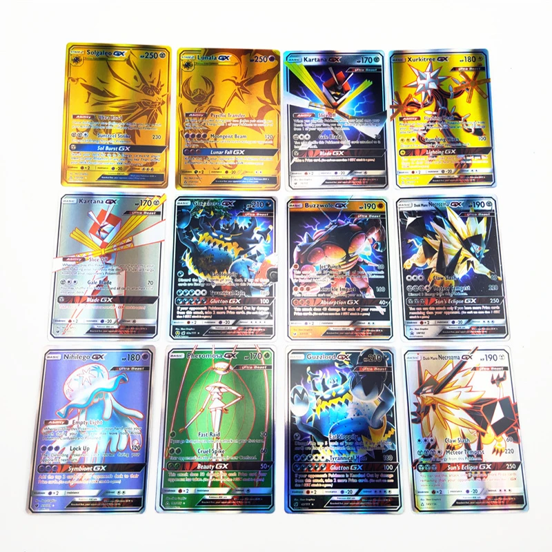 120 шт Такара Tomy все виды GX MEGA EX гигантский Блестящий Покемон карточная игра битва торговые карты Дети покемон игрушки