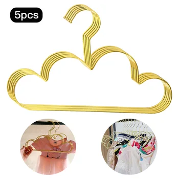 

Cloud Shape Wall Hook for Clothes Storage Non-slip Practical Gold Iron Coat Hanger Durable Storage Organizer Decoration Tool AA