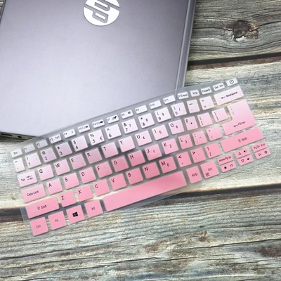Gradualpink 14 дюйм чехол для клавиатуры защитная пленка защита для acer Swift3 Swift1 SF114-32 SF314-52 SF314-54 R5-471T SF514-51 S30-20 swift 3 в 1 - Цвет: Gradualpink