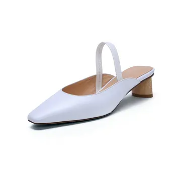 

New Women's Sandals for Women High Quality Suede Leather Fashion Pointed Toe Shoes Hot Sale Dress Sandals