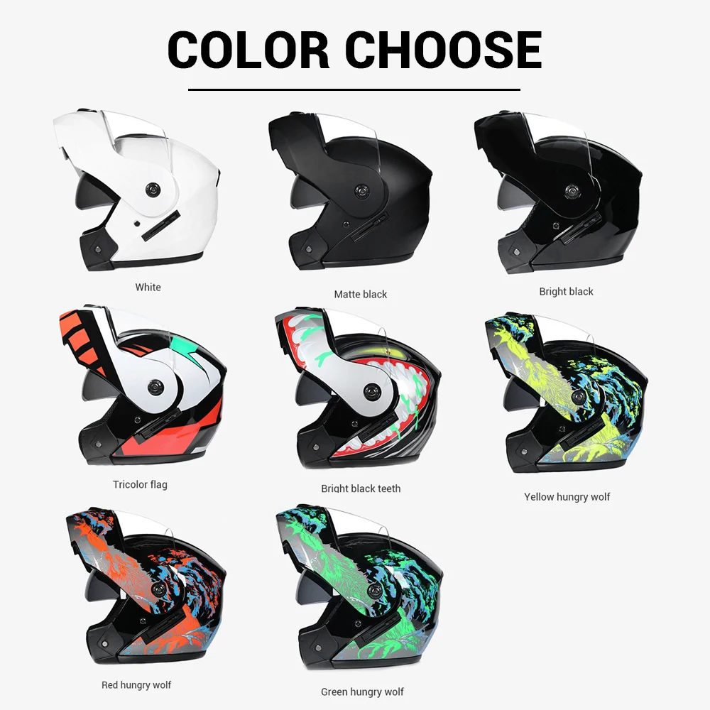 2019 Nuovo Flip Up Del Motociclo Del Casco Moto Modulare Doppia Lente Motocross Moto Casco Pieno Viso Caschi Casco Moto Casque #