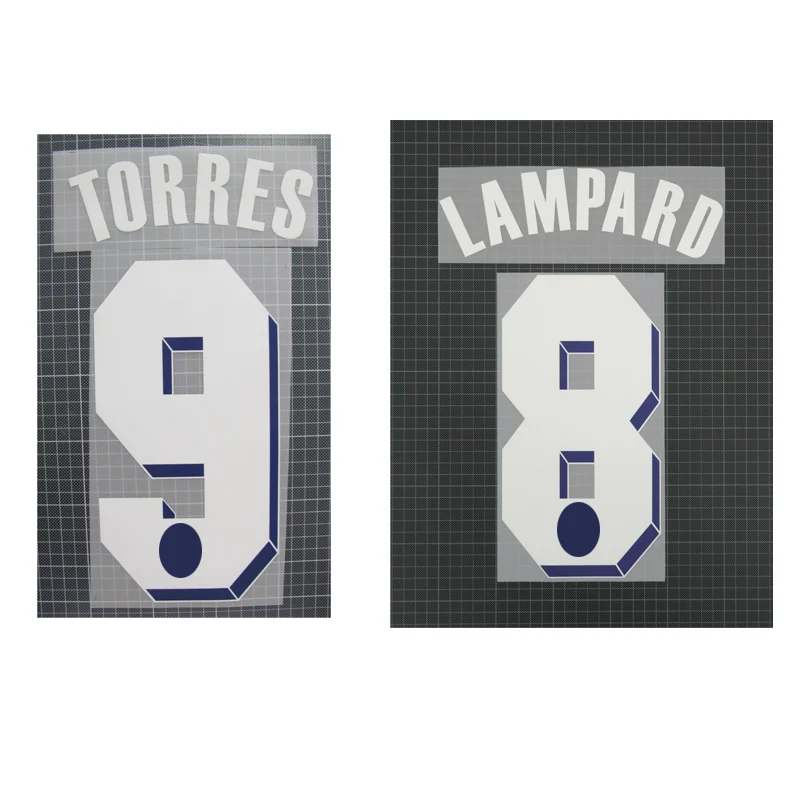 2011-2012 Lampard Nameset Торрес IVANOVIC DAVIID LUIZ Mata Drogba махровая печать под заказ любой номер