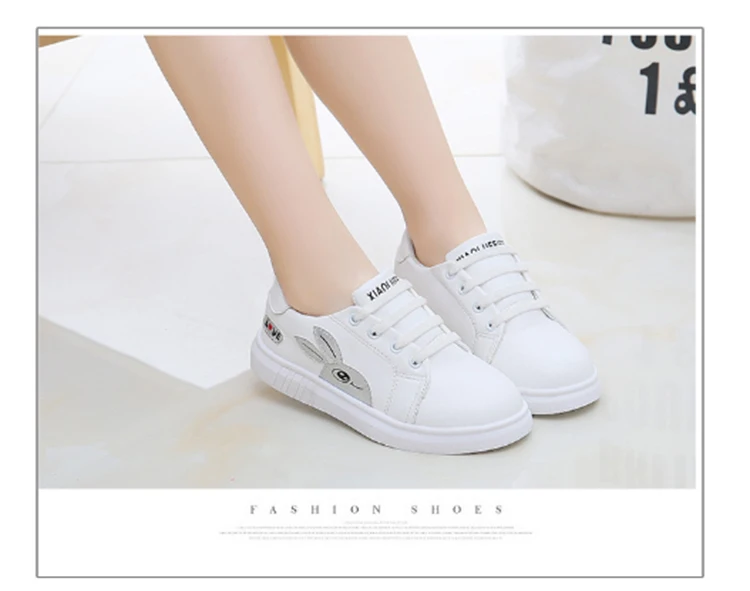 SpringAutumn2019SeasonNewStyleChildren'sSportsShoesStudentsBreathableCasualShoesPrincessShoesCasualSoft SolesSmallWhiteShoes