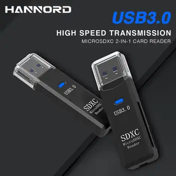 

Hannord Card Reader USB 3.0 to SD Micro SD TF Memory Card Adapter for laptop Accessories Multi Smart Cardreader High Quality