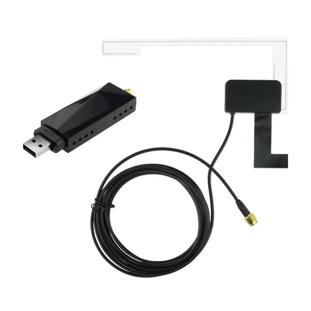 Автомобильная DAB антенна w USB адаптер приемник для Android автомобильный стерео плеер SMA DAB приемник коробка авто радио антенна антенный кабель