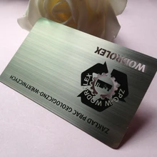 Заказной металл с лазерной гравировкой карты Дырокол 100 шт./лот