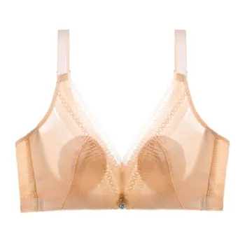 

Crystal Cup Underwear Push up Non-Steel Ring Comfortable Breathable Anti-Dew Point Double Layer Seemless Bra Underwear