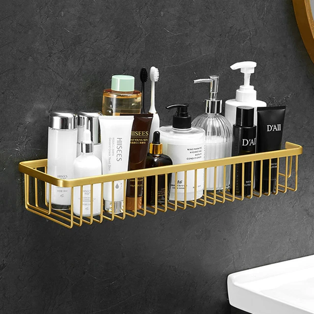 Mensola per bagno bagno in vetro mensola per doccia profumo organizzatore  cosmetico telefono wc mensole angolari supporto da cucina in alluminio -  AliExpress