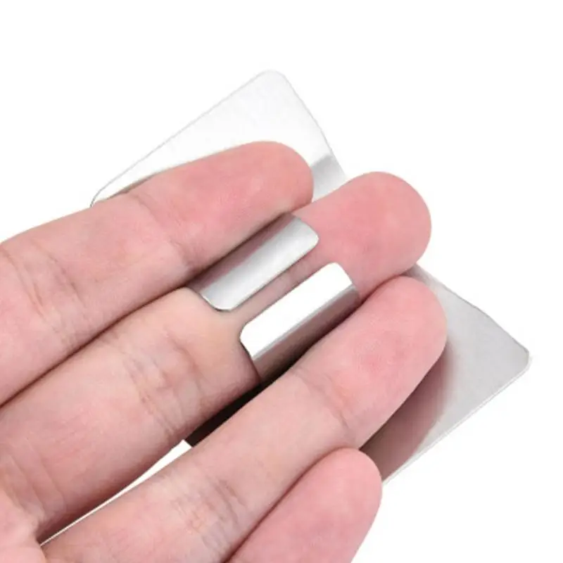 Finger Protector Finger Guard 1pc Steel Finger Guard Vegetable Cutting Hand Guard Finger Protector Kitchen Tools