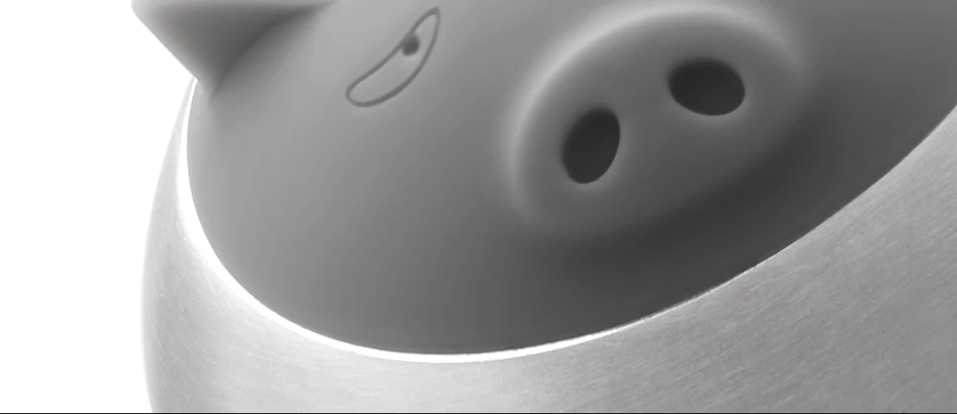 Xiaomi Mijia Circle Joy Round Pig креативный открывалка для пивных бутылок Серебряная прекрасная форма легкое открытие и различные функции