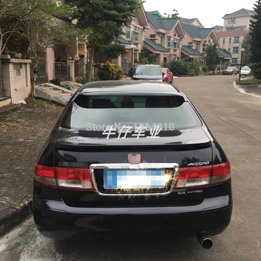 Автомобильный Стайлинг для Honda Accord спойлер 2003-2007 абс пластиковый материал задний спойлер на крыше солнцезащитный козырек оконный спойлер крыло