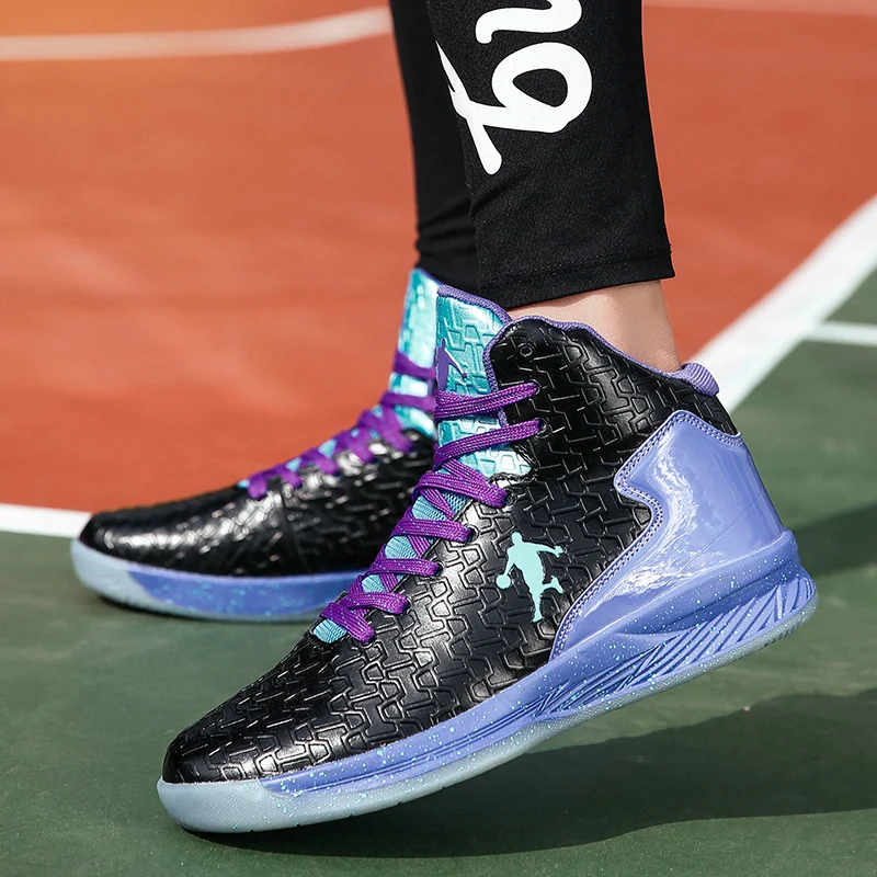 Basketball Shoes PU Upper Curry 4 Zapatillas Deportivas Hombre Protective Ankle Li Ning Shoes Sneakers Men Outdoor Sports - Цвет: Синий
